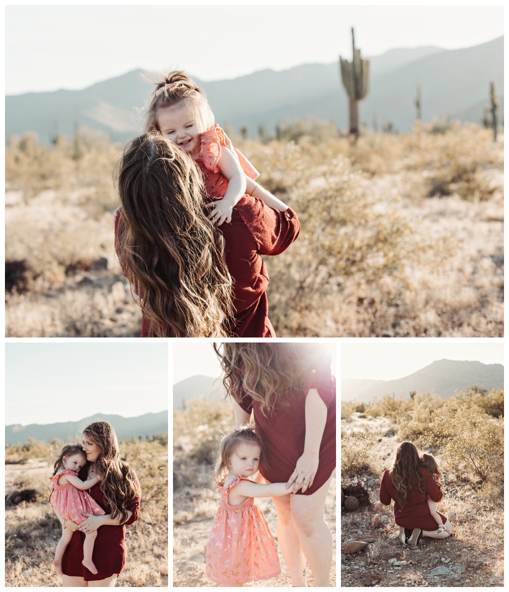 Arizona desert mommy and me photoshoot