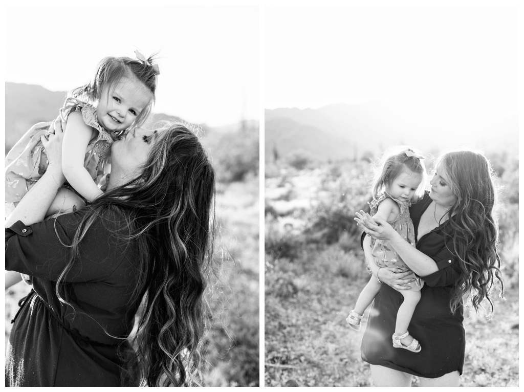 Arizona desert mommy and me photoshoot