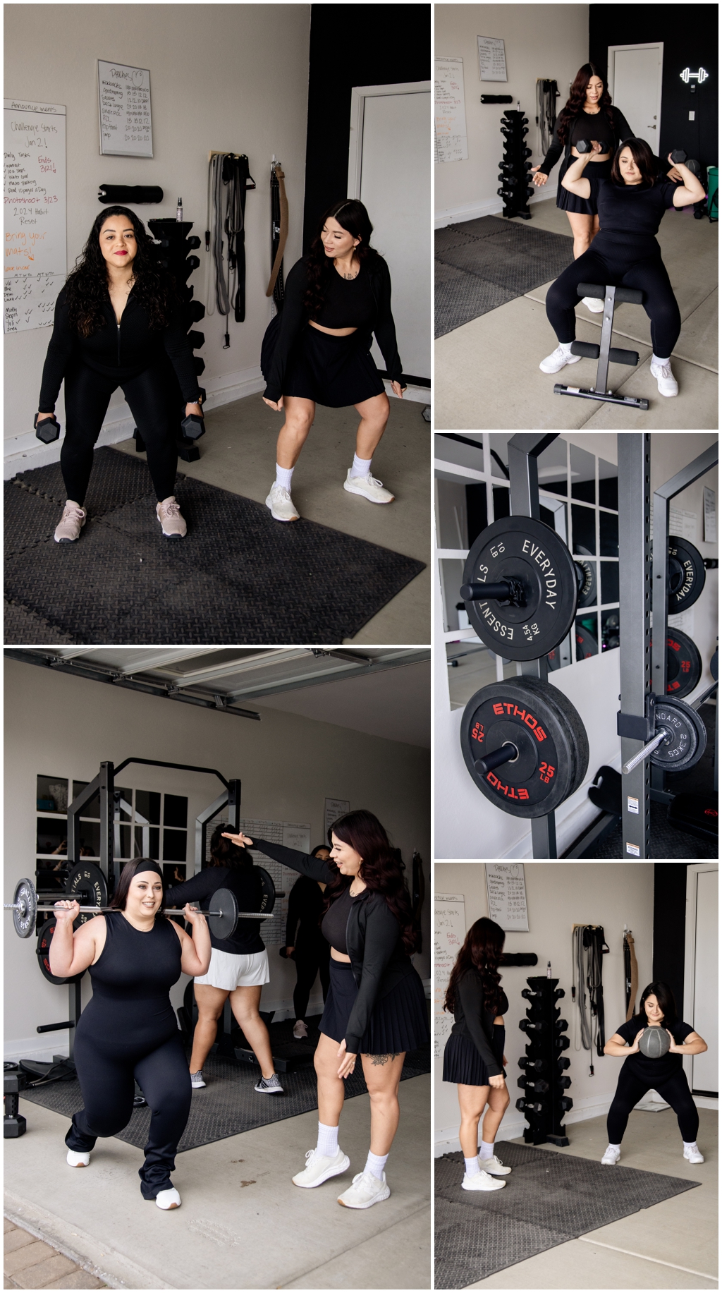 West Valley Phoenix Garage Gym Personal Trainer Brand Photoshoot