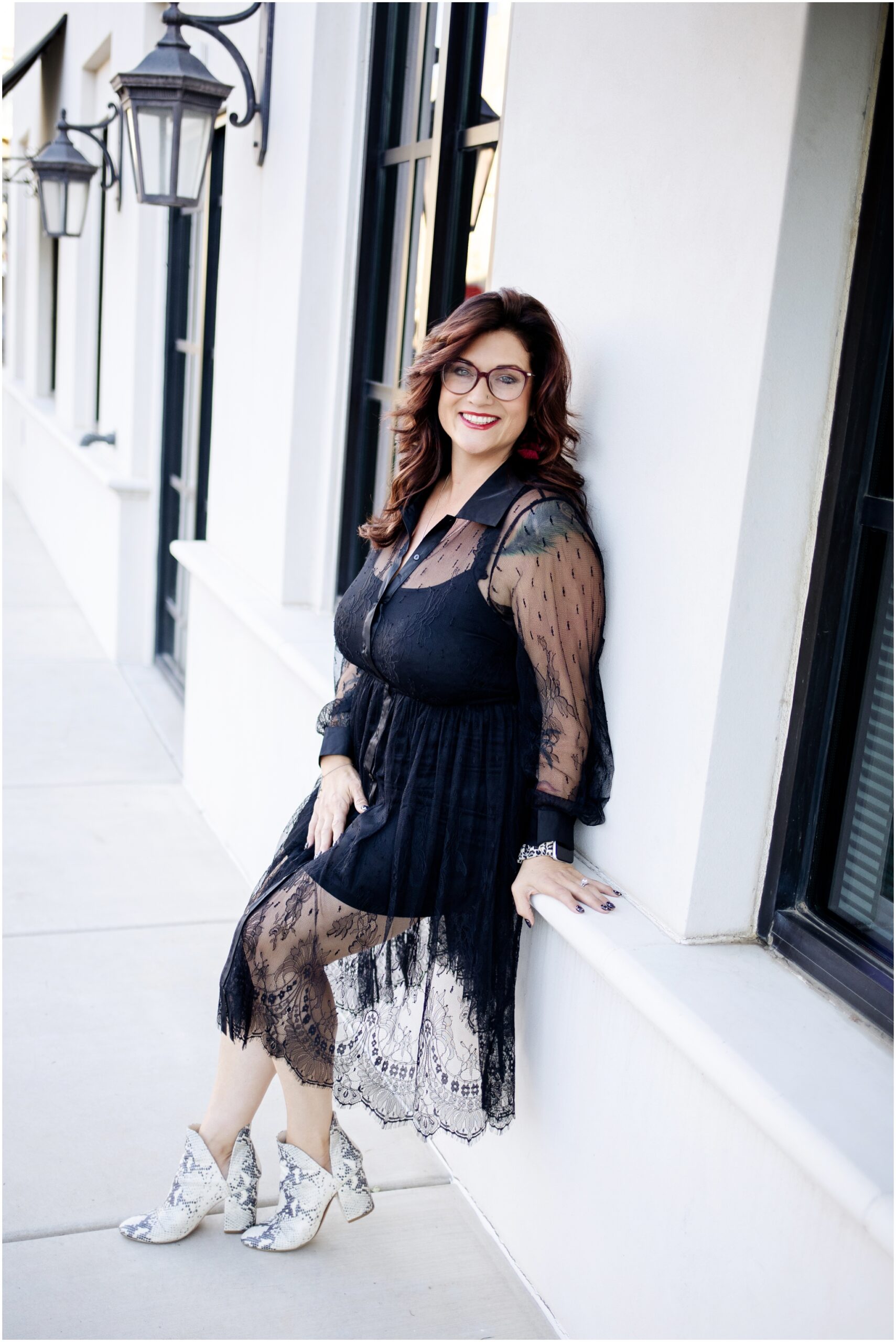 Outdoor professional portrait of small business owner.